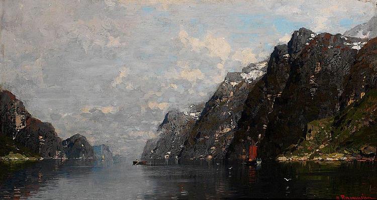 Georg Anton Rasmussen Norsk fjordlandskap